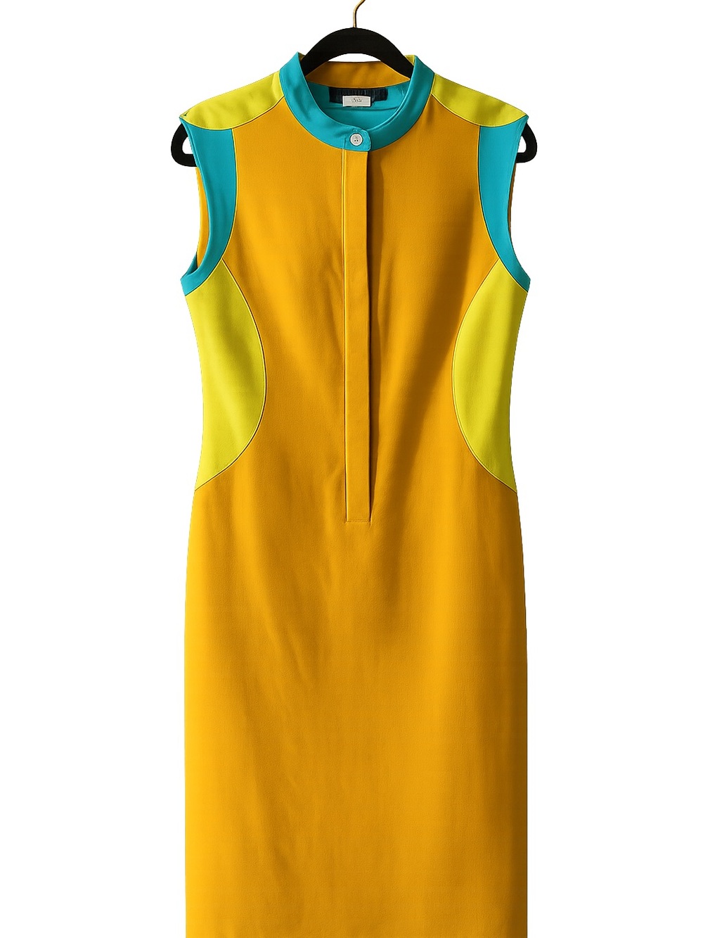 Vintage Harve Benard by Benard Holtzman color block sz 10 mod sleeveless dress